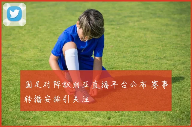 国足对阵叙利亚直播平台公布 赛事转播安排引关注